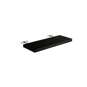 Vgo - Estante Flotante De Madera Negro 23X60X4Cm
