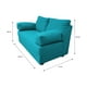 thumbnail image 3 of Sofa Elle 2 Cuerpos Chenille Turqueza, 3 of 3