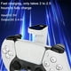 thumbnail image 4 of Batería recargable para PS5/Slim/Pro Controller con carga rápida Type-C de 2000 mAh, pantalla digital, protección cuádruple y carga inalámbrica-Blanco, 4 of 10
