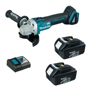 Makita - Esmeril Ang. 4-1/2 - 8.500 Rpm. - M14+2 Bat. 3,0Ah+Carg. Xpt
