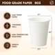 thumbnail image 2 of Vasos de café desechables de papel YEEHAW, 240 ml, 1000 unidades, color blanco, 2 of 7