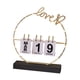 thumbnail image 3 of Calendario De Escritorio De San Valentín, Calendario Diario Perpetuo Con Tapa Para Escritorio, Mesa De Hogar, Base Negra De Amor, 3 of 5
