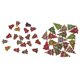 thumbnail image 1 of 40 piezas botones de forma de campanas de árbol de Navidad mezclados para Scrapbooking costura, 1 of 3