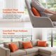 thumbnail image 4 of REGALWOVEN Almohada de Soporte Lumbar para Silla de Oficina Viaje Naranja 14.2x9.8 pulgadas, 4 of 5