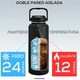 thumbnail image 4 of Termo Acero Inoxidable 1lt Hyperhike Botella Térmica 3 Tapas Negro, 4 of 7