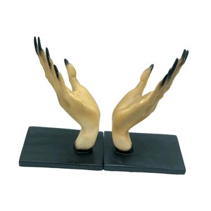 Bothyi - Sujetalibros De Mano De Bruja, Soporte Creativo Para Libros De Mano De Bruja Para Oficina, Mesa Y Hogar