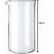 thumbnail image 2 of Vaso de repuesto de prensa francesa de vidrio, 8 tazas, transparente, 1 L, 9,6 cm de diámetro, 18 cm de alto, 2 of 5