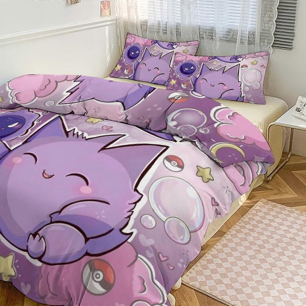 Juego De Ropa De Cama Con Estampado Ge_ngar Funda Nórdica Juego De 3 Piezas (funda Nórdica Y Fundas De Almohada) Para Mujeres Hombres Y Adolescentes