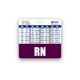 thumbnail image 1 of Porta credenciales RN horizontal con tablas de conversión – Scrubs and Stuff, 1 of 3