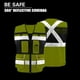 thumbnail image 5 of Chaleco de seguridad OPLERAI reflectante de alta visibilidad para hombre, amarillo, 5 of 7