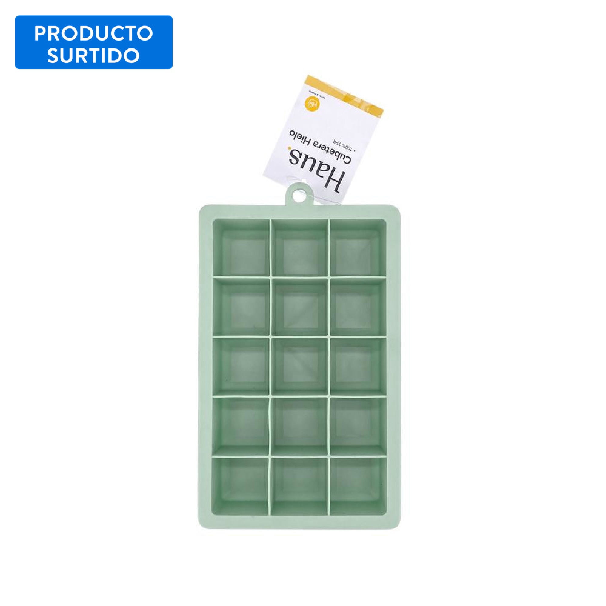 Cubetera Base Silicona 1 Pieza Tpr Verde