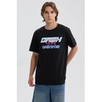Fashionspark - Polera Hombre Estampado Negro - Lll