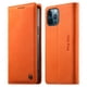 thumbnail image 1 of Funda Billetera de Cuero para [iPhone 12 Pro Max], Bloqueo RFID, Tarjetas y Soporte Naranja, 1 of 5