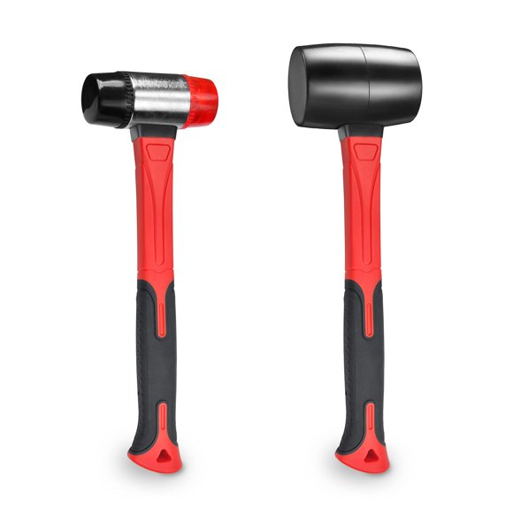 Juego de martillos YIYITOOLS, mazo de goma de 500 g y mazo blando de 40 mm, 2 unidades