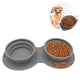 thumbnail image 2 of Juego de cuencos plegables de silicona para perros, sin BPA, extensibles y plegables, para comida y agua de mascotas, para exteriores, viajes, camping y senderismo., 2 of 8