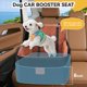 thumbnail image 5 of Asiento para coche de perro INDYBUD mediano 48 cm espuma viscoelástica negro/marrón, 5 of 7