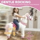 thumbnail image 4 of Caballo de montar unicornio Qaba 96 cm blanco 4‑7 años, 4 of 9
