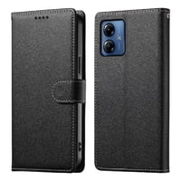 Funda Para Foxdock Motorola Moto G14 4G– Cuero Premium, 3 Ranuras Para Tarjetas, Protección Contra Impactos