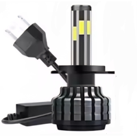 Genérico - Ampolletas Turbo Led X6S 6 Caras H4 34.000Lm Con Canbus