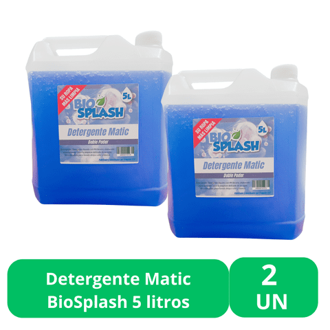 Proquim - Detergente Matic Biosplash 5 Litros 2 Unidades