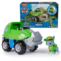 Camión De Juguete Paw Patrol Jungle Pups Rocky Con Figura De Acción
