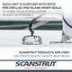 thumbnail image 5 of Sello de cable Scanstrut DS40-S para conectores de hasta 40 mm de acero inoxidable, 5 of 6