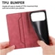 thumbnail image 5 of Funda tipo cartera con bloqueo RFID para iPhone 17 Pro Max Con tapa abatible, portatarjetas, cierre magnético, TPU y soporte Rojo, 5 of 6