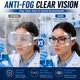 thumbnail image 2 of Gafas de Seguridad Green Spring Pack de 2 Anti-empañante para Usar Sobre Gafas, 2 of 8