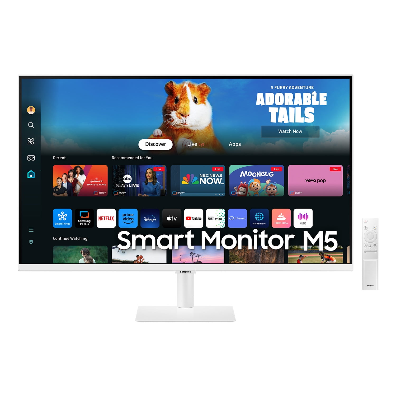 Samsung - 32" M5 M50d Fhd 60hz Monitor Smart Plano