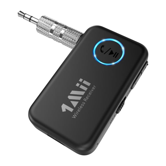 Receptor de música Bluetooth 1Mii para batería estéreo de coche/hogar de 16 horas