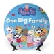 thumbnail image 1 of Peppa Pig Plato decorativo de porcelana fina (bone china), plato decorativo de cerámica para hogar, oficina, soporte de pared, platos decorativos para dormitorio - 6 pulgadas (15 cm), 1 of 6