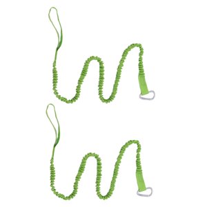 Ioensy - 2X Kayak Paddle Tether Leash Bungee Cord Correa Kayak Paddle Keeper Lanyard