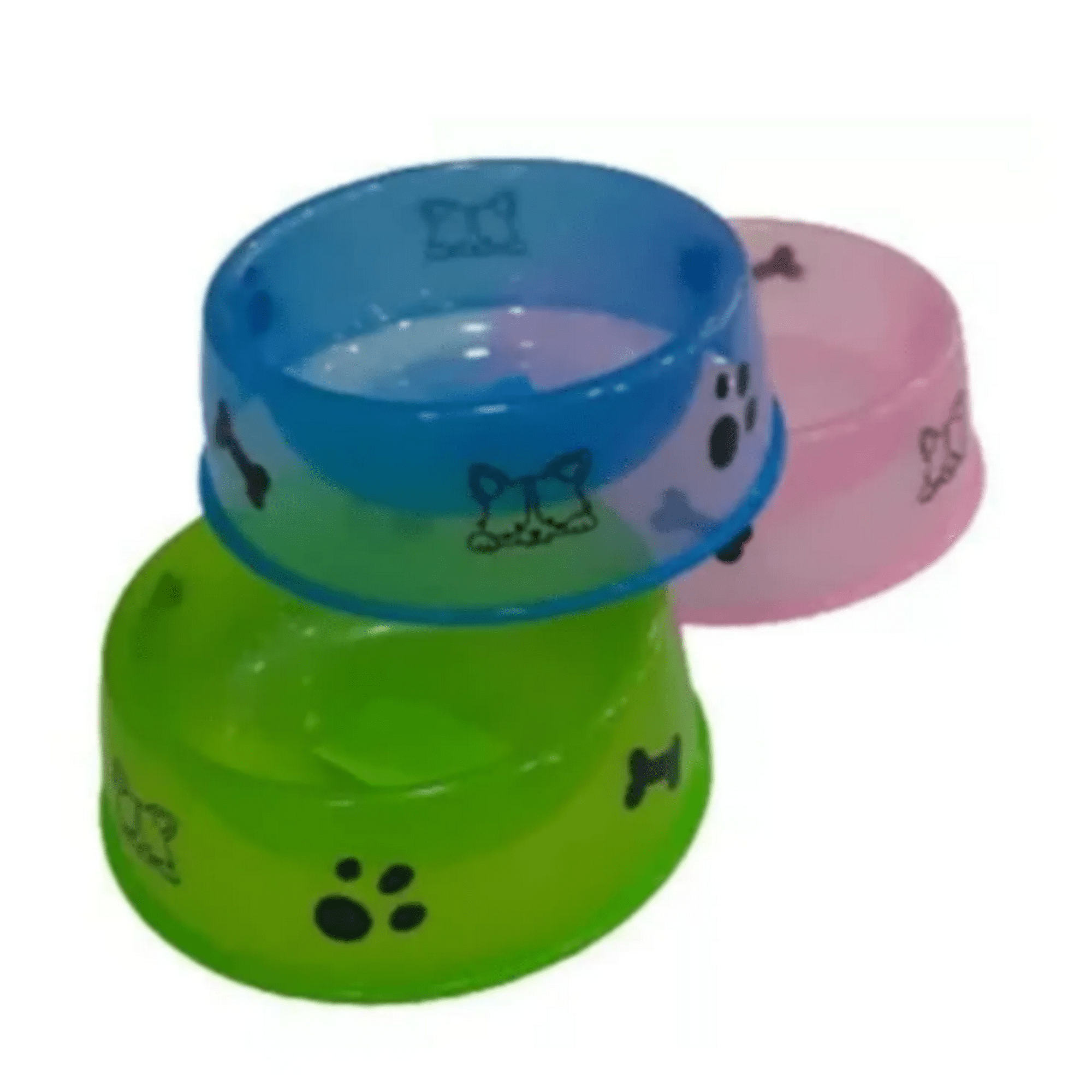 Genérico - Tazon Plato Para Perros De Plastico Mascotas