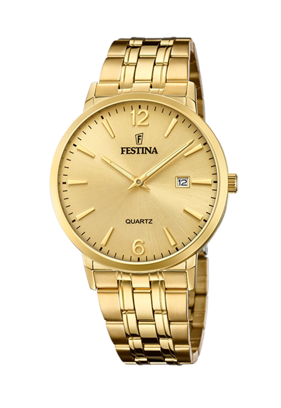 Reloj F20513/3 Festina Dorado Hombre Acero Clásico