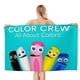 thumbnail image 1 of BabyFirst Color Crew Toalla de playa de secado rápido con diseño temático, regalo para mujeres y niñas, ideal para cumpleaños, fans, amantes de la música, uso en la playa o al aire libre, 78 × 160 cm, 1 of 6