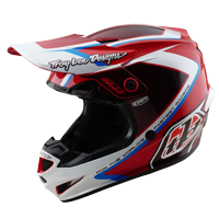 Casco Troy Lee Gp Shutter Red