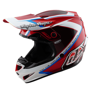 Casco Troy Lee Gp Shutter Red