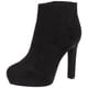 thumbnail image 1 of Botín Nine West Glowup2 para mujer, gamuza negra, 1 of 1