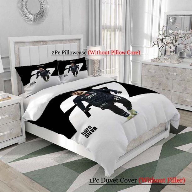 3pcs Besiktas Player Rafa Silva No. 27 Promotional Poster Pattern Three-Piece Set Soft And Comfortable bedding