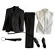 thumbnail image 2 of Traje De Hombre A Escala 1/6, Traje De Hombre Para Figuras De Acción Masculinas De 12", Camisa Blanca, 2 of 5