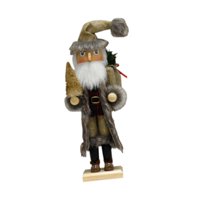 Magideal - Adorno De Cascanueces De Madera Para Navidad, Muñeco De Madera Artesanal, Muñeco De Cascanueces, Decoración Navideña Para Sala De Estar, Estante Para