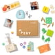 thumbnail image 1 of Kit de juego Lovevery The Babbler con libro extra de 1 año, 1 of 9