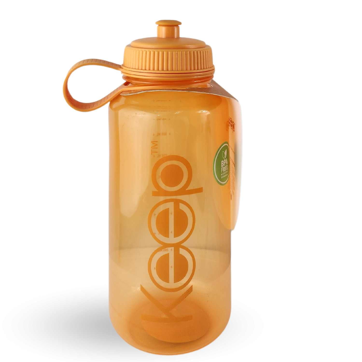 Disparo - Botella Keep 1 Litro Sport Gym Ejercicio Naranja