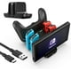 thumbnail image 1 of Estación de Carga AARONMEI 6 en 1 para Nintendo Switch JoyCon y Pro Controller Negro, 1 of 3