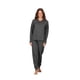 thumbnail image 2 of Pijama Largo Mujer Algodón 30824 Caffarena gris M, 2 of 6