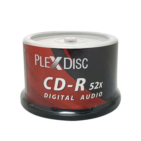 CD-R PlexDisc Serie TY 52X 700 MB imprimible, paquete de 50