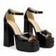 thumbnail image 2 of Sandalia Mujer Plataforma Taco Alto Charol 675, 2 of 8