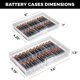 thumbnail image 4 of Caja de almacenamiento de baterías GlossyEnd, juego de 4 unidades para AA y AAA, 4 of 7