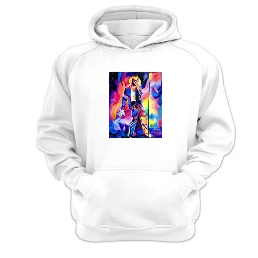 Genérico - Polerón Canguro Michael Jackson Blanco Talla S Unisex