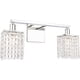thumbnail image 4 of Aplique de Pared Living District Phineas de 2 Luces en Cromo con Cristales, 4 of 9